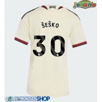 Maglie da calcio Manchester United Benjamin Sesko #30 Terza Maglia Femminile 2026-27 Manica Corta